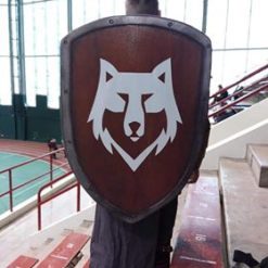 custom printed shield cover pd wolf image