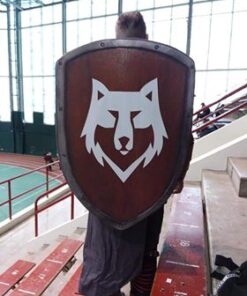 custom printed shield cover pd wolf image