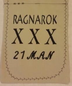 Embroidered Ragnarok Tournament Belt Flags for 21 man Championship Prize