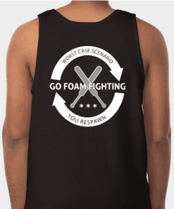 gorg tanktop go foamfighting back image