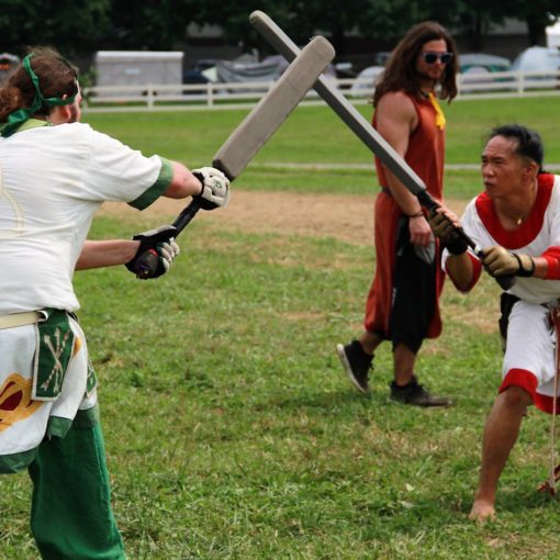 Flat Blade Minimum Length Great Sword Dual