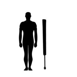 55 great sword and human size comparison