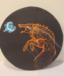 Printed shield cover wolf moon