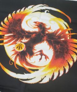 Printed shield cover Phoenix ebon light