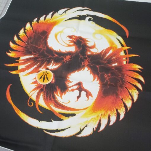 Printed shield cover Phoenix ebon light