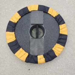 Printed shield cover yellow black checkered side panels
