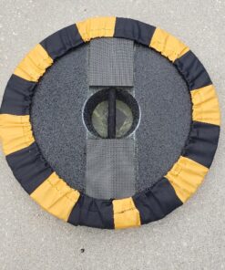 Printed shield cover yellow black checkered side panels