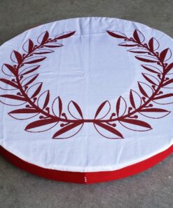 Printed shield cover greek laurel wreath