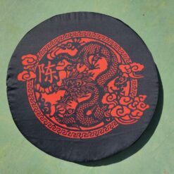 Printed cover red dragon circle