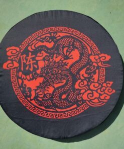 Printed cover red dragon circle
