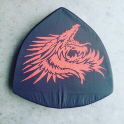 Printed shield cover dragon triangle wankle