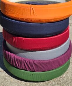 Stack of Domed Tire Shields