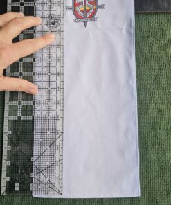 Passport Belt Flag for Belegarth Silver Jubilee - Body of Flag with Tape Measure showing 11