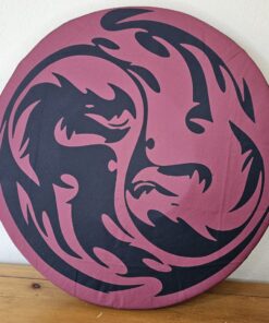 Dueling Dragons 23" Printed Shield