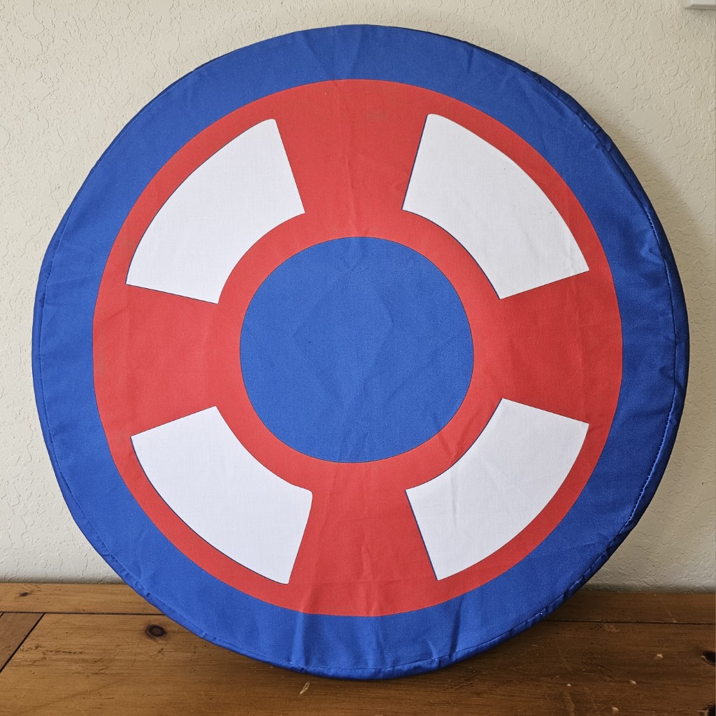 Life Preserver Printed Cover on 23" Foam Shield