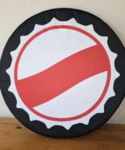 No Cap Bottle Lid Printed Cover on 23" Foam Shield