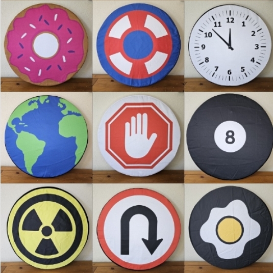 Printed Shield Covers for 23.5" Max Small Foam Shields