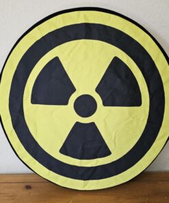 The Rad Ward Radiation Printed Cover on 23" Foam Shield