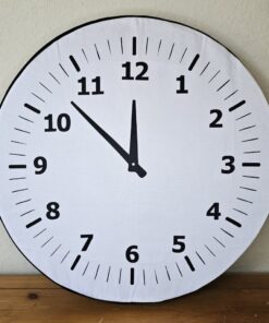 Weapons Check Clock Printed Cover on 23" Foam Shield